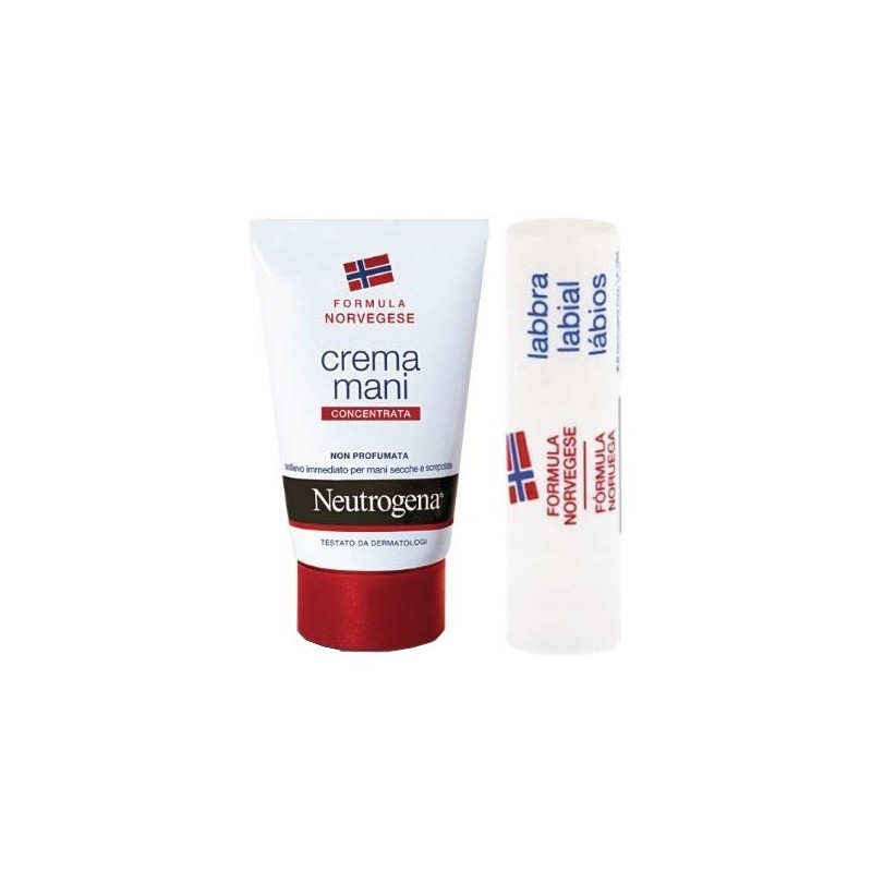 Johnson & Johnson Neutrogena Mani Non Profumato + Lipstick Bundle
