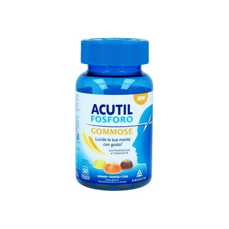 Angelini Acutil Fosforo 50 Caramelle Gommose Angelini Acutil Fosforo 50 Caramelle Gommose