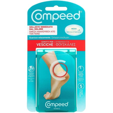 Perrigo Italia Compeed Cerotti Per Vesciche Medio 5 Pezzi Perrigo Italia Compeed Cerotti Per Vesciche Medio 5 Pezzi