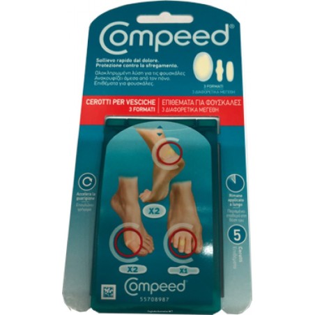 Perrigo Italia Compeed Cerotti Per Vesciche Misto 5 Pezzi Perrigo Italia Compeed Cerotti Per Vesciche Misto 5 Pezzi
