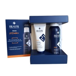 Ist. Ganassini Rilastil Cofanetto Man 1 Rilastil Man Gel Dopobarba 75 Ml + 1 Rilastil Man Gelcrema Contorno Occhi 15 Ml