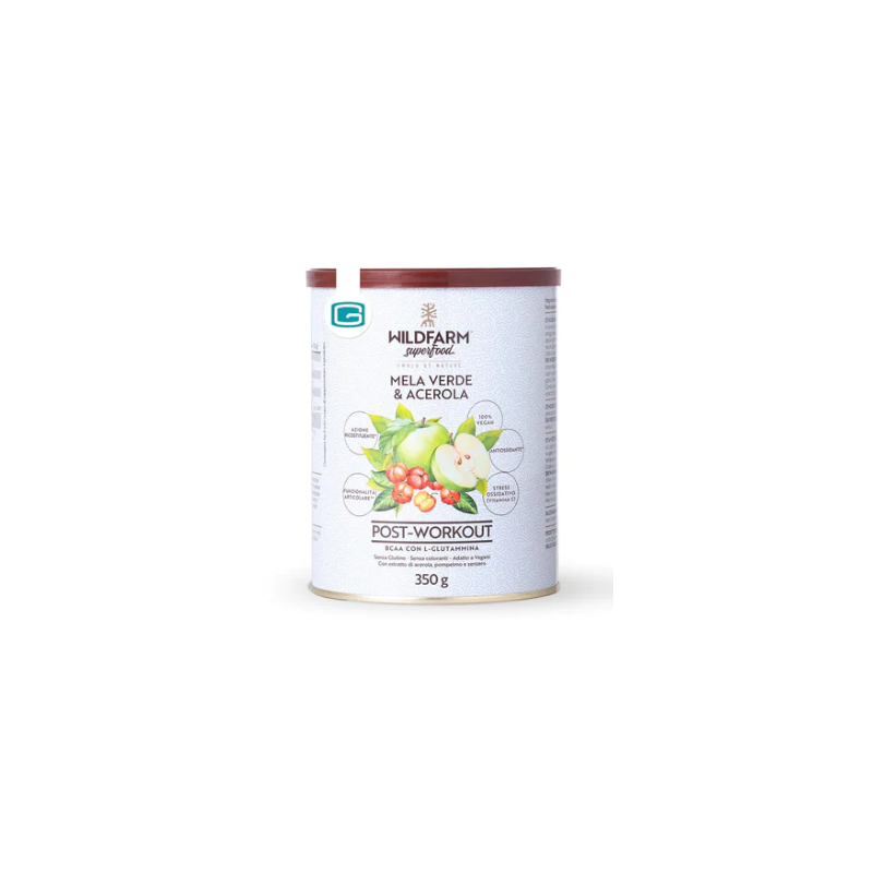 Wellness Food Wildfarm Superfood Post Workout Mela Verde & Acerola 350 G Wellness Food Wildfarm Superfood Post Workout Mela Verde & Acerola 350 G