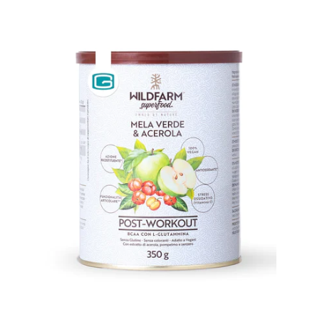 Wellness Food Wildfarm Superfood Post Workout Mela Verde & Acerola 350 G Wellness Food Wildfarm Superfood Post Workout Mela Verde & Acerola 350 G
