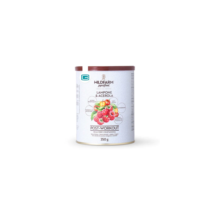 Wellness Food Wildfarm Superfood Post Workout Lampone & Acerola 350 G Wellness Food Wildfarm Superfood Post Workout Lampone & Acerola 350 G