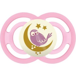 Bamed Baby Italia Mam Perfect Night Succhietto 6+ Mesi Silicone Femmina