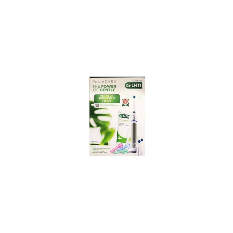 Sunstar Italiana Gum Gift Box Powercare 1 Dentifricio 75 Ml + 1 Spazzolino Elettrico + 1 Refill Sunstar Italiana Gum Gift Box Powercare 1 Dentifricio 75 Ml + 1 Spazzolino Elettrico + 1 Refill