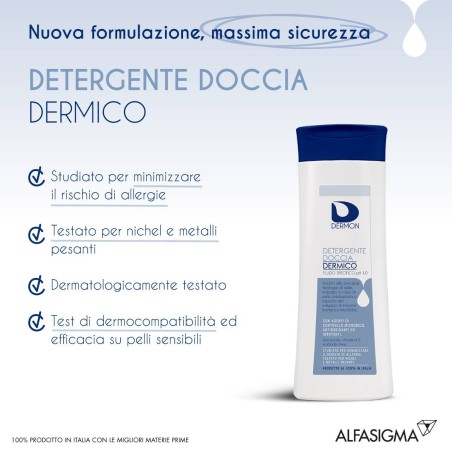 Alfasigma Dermon Detergente Doccia Dermico Ph 4,0 250 Ml