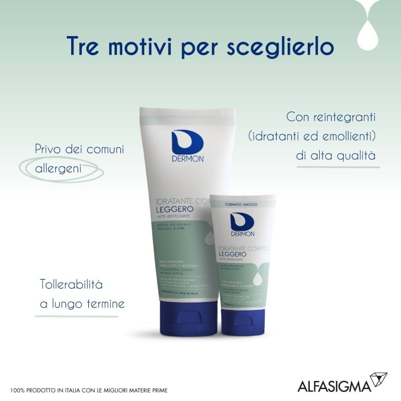 Alfasigma Dermon Idratante Corpo Leggero 100 Ml