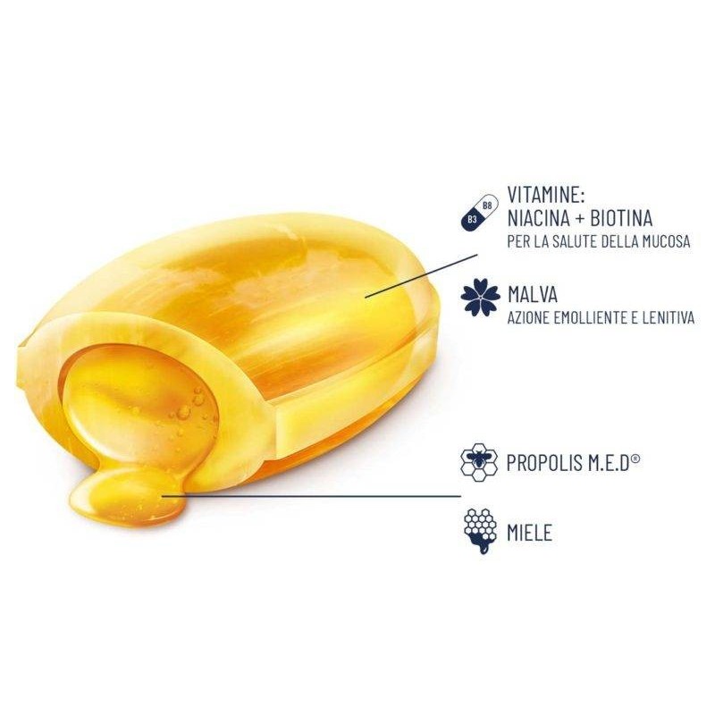 Alfasigma Neoborocillina Propolmiele+ Miele/limone 16 Pastiglie