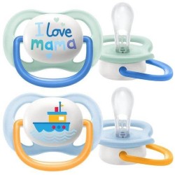 Philips Avent Ultra Air Succhietto Mama/boat Maschio 0-6 Mesi 2 Pezzi