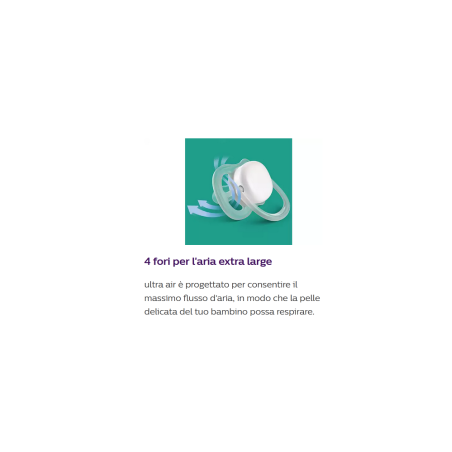Philips Avent Ultra Air Succhietto Mam/butterfly Femmina 0-6 Mesi 2 Pezzi
