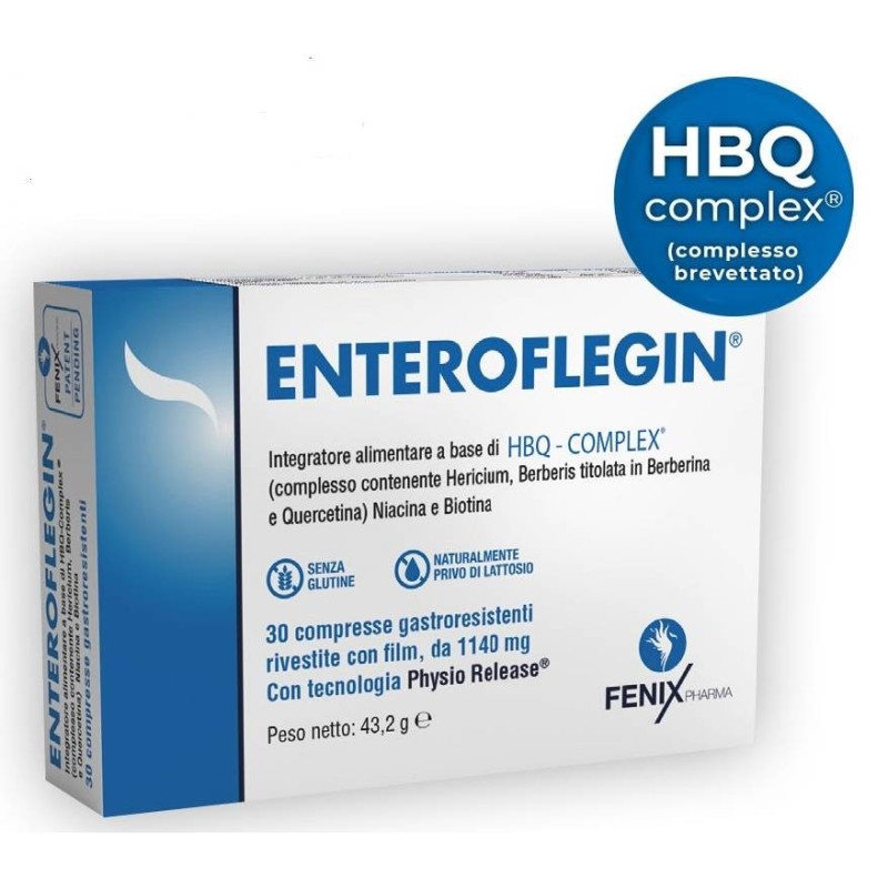 Fenix Pharma Soc. Coop. P. A. Enteroflegin 30 Compresse Fenix Pharma Soc. Coop. P. A. Enteroflegin 30 Compresse