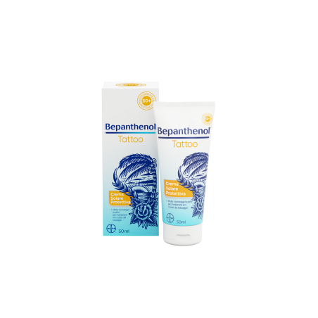 Bayer Bepanthenol Tattoo Crema Solare Protettiva Spf50+ 50 Ml Bayer Bepanthenol Tattoo Crema Solare Protettiva Spf50+ 50 Ml