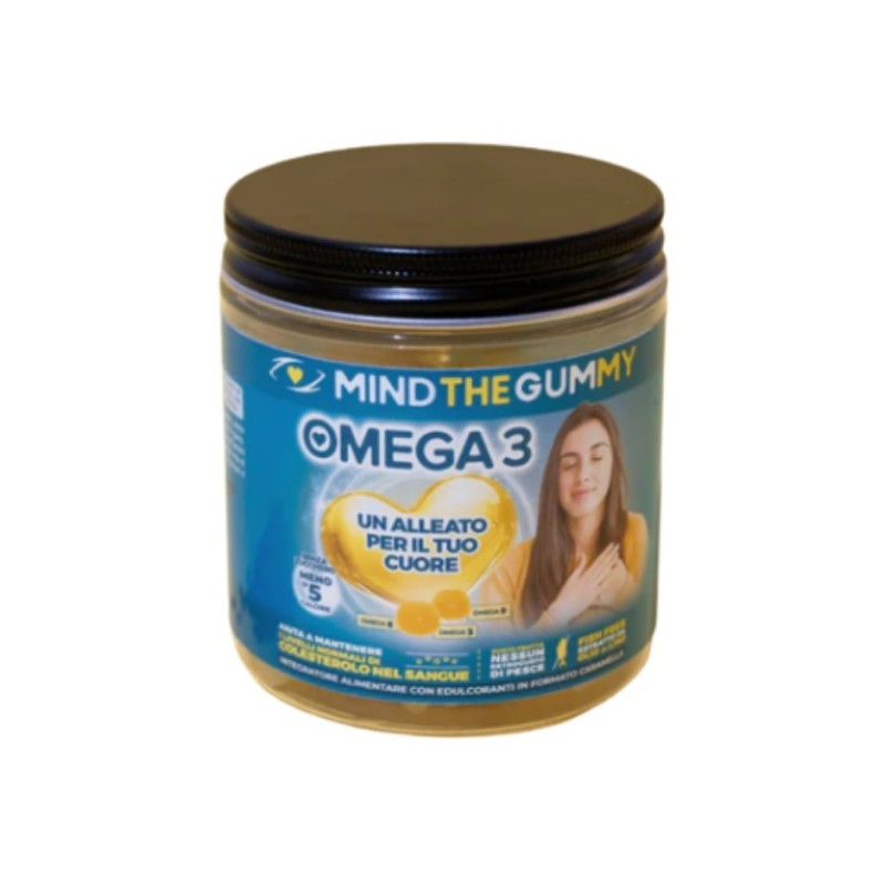 Dante Medical Solution Mind The Gummy Omega3 30 Pastiglie Gommose Gusto Mix Di Frutta Senza Zucchero