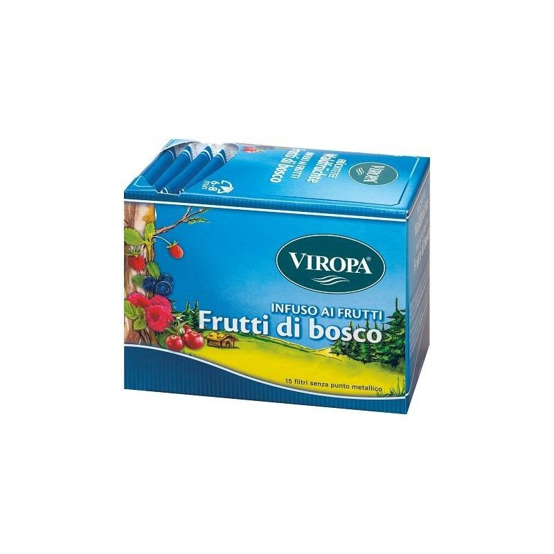 Viropa Import Viropa Infuso Ai Frutti Di Bosco 15 Bustine Da 2,5 G Viropa Import Viropa Infuso Ai Frutti Di Bosco 15 Bustine Da 2,5 G