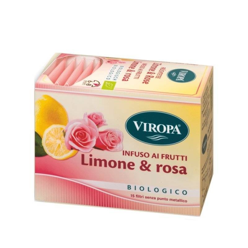 Viropa Import Viropa Infuso Limone E Rosa Bio 15 Filtri Viropa Import Viropa Infuso Limone E Rosa Bio 15 Filtri