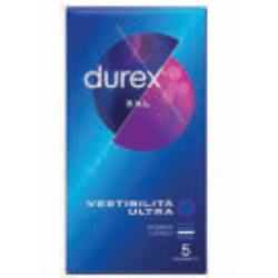 Reckitt Benckiser H. Preservativo Durex 3xl Vestibilita' Ultra 5 Pezzi